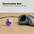 Trackball Mouse Wired, Ergonomic Comfort Design, USB Plug&Play, Precision Tracking with 5 Adjustable DPI, RGB