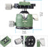 V1 DSLR Camera Tripod Ball Head 38MM, 360 Degree Swivel, U-Shaped Groove Design for Canon Nikon Sony