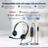 VoicePro 20 Professional USB Headset with Noise Canceling Microphone, HD Speakers, In-Line Call Controls