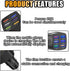 Car Charger Adapter, 6 USB Multi-Port Fast Charger QC3.0 Smart Shunt Cigarette Lighter Charger for Most Cell Phones