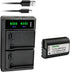 Kastar 1-Pack DMW-BLK22 Battery and LTD2 USB Charger for Panasonic Lumix S5 II, S5 IIX, G9 II Mirrorless Cameras