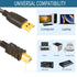 2.0 50ft USB Printer Cable - High Speed Active A to B Cord for Printers, Scanners, Fax Machines