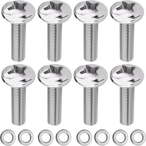 M4 Screws M4x12mm for TV Mount or Monitor, 30 Inch or Small VESA Mount, Phillips Head Screw Pack of 8
