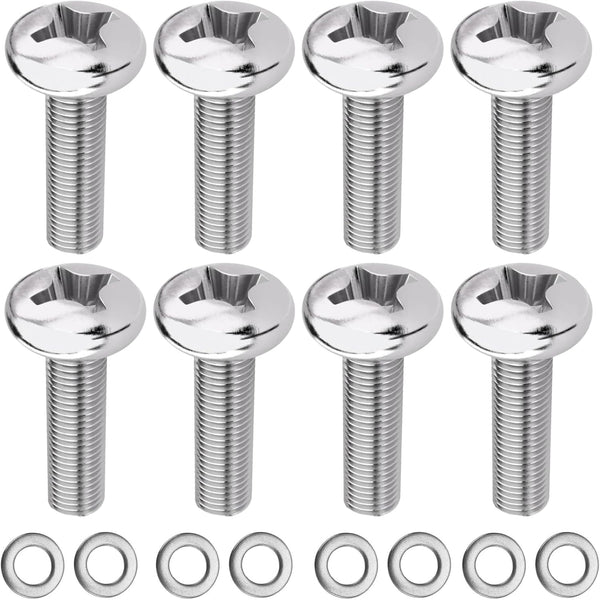 M4 Screws M4x12mm for TV Mount or Monitor, 30 Inch or Small VESA Mount, Phillips Head Screw Pack of 8