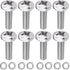 M4 Screws M4x12mm for TV Mount or Monitor, 30 Inch or Small VESA Mount, Phillips Head Screw Pack of 8