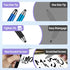 10 Pack High Sensitivity Stylus Pens with 20 Pcs Replacement Capacitive Tips for iPhone iPad Android PC Tablets