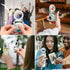 MUZIRI KINOKOO Fuji Mini Pal Camera Clear Case with Selfie Mirror - Hard PC Crystal Clear Protective Case for Instax