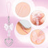 Mabor 3Pcs Y2K Pink Cell Phone Charms Cute Butterfly Heart Bow Shape Cellphone Case Charm Strap Aesthetic Accessories