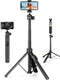 JOILCAN Tripod for iPhone & Camera, 64" Selfie Stick with 360 Ball Head