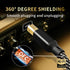 3.0 6.56ft B,4N Core,24K Card,Mixer,Synthesizer(6.56ft/2m) USB HiFi Audio Cable -USB A to USB OFC Gold-Plated