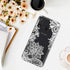 for Galaxy A20 Case - Shockproof Clear Floral Soft TPU Slim Phone Cover for Samsung Galaxy A20, White Mandala