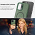 Telaso iPhone 14 Pro Max Case - Slim, Translucent Matte, Military Grade, Anti-Scratch, MagSafe Compatible, Deep Green.