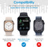 UniqueMe 6 Pack TPU Screen Protector for Apple Watch 44mm SE Series 6/5/4, Anti-Scratch Soft HD Clear Film