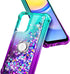 NZND Designed for Galaxy A15 Case, Samsung A15 4G/A15 5G Phone Case, Glitter Floating Liquid Waterfall Cute Case,
