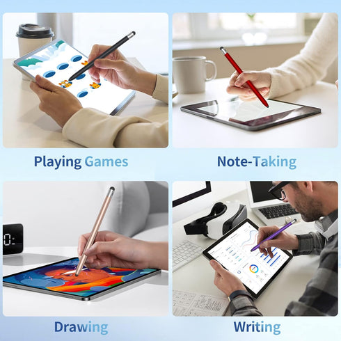 Stylus Pens for Touch Screens (5 Pcs), Precision & Sensitivity Capacitive Stylus for iPad, iPhone, Samsung Galaxy,
