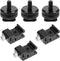 FdcZeyxior 6 Pack 1/4" Cold Shoe Mount Adapter and 1/4" Hot Shoe Mount