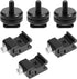 FdcZeyxior 6 Pack 1/4" Cold Shoe Mount Adapter and 1/4" Hot Shoe Mount