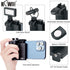 KIWIFOTOS Phone Tripod Mount, Camera Grip Handle Holder with Bluetooth Shutter for iPhone 14 15 Samsung