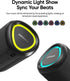 Portable Bluetooth Speaker with Lights, Crystal Clear Sound, IPX5 Waterproof, All Day Playtime, Small Wireless Outdoor