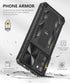 for Samsung Galaxy A03s Protective Case, Military Grade Drop Proof Full Protection Mobile Phone Cover with Kickstand