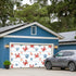 GNAKT AREWG 13x6ft Summer Garage Door Banner Cover Crab Starfish Shell Conch Garage Door Decoratons Banner for Indoor