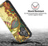 TJS Hybrid Shockproof Case for Boost Mobile Celero 5G + Plus 2024, Antique Flower, with Tempered Glass Screen Protector.