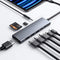 USB C HUB for iPad Pro 9-in-1 Adapter, Docking Station with 4K HDMI, USB-C PD, SD/TF Reader, for iPad Mini 6