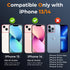 HakkTaoo 13/iPhone 14 6.1-Inch Protector(2 Packs), Case for iPhone Slide Camera Cover+Screen Military Grade Shockproof