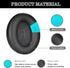 Protein Leather Ear Pads Replacement for Anker Space Q45 Headphones, Earpads with Isolation Foam, Repair Parts