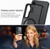 BENTOBEN Samsung Galaxy S24 Plus Case, 6.7" - Slim, Shockproof, Anti-Yellow, Matte Black, Compatible with MagSafe.