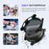 Goton Waterproof Case for Galaxy Watch 6, Tempered Glass Face Cover for Samsung Watch 6 Accessories 44mm, Privacy Black