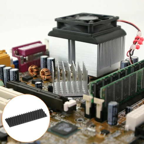 MECCANIXITY Copper Heatsink Coated Graphene 70x20x3mm with Thermal Pad for M.2 SSD PC, Laptop Cooler Set