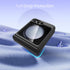 Maxdara Black Case for Samsung Galaxy Z Flip 5 5G, Hinge Protection, Built-in Glass Screen Protector, Shockproof