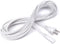 THE CIMPLE CO White Figure-8 Power Cord 6 FT - Non-Polarized Cord for Satellite, CATV,