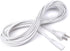 THE CIMPLE CO White Figure-8 Power Cord 6 FT - Non-Polarized Cord for Satellite, CATV,