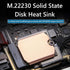 Steam Deck SSD Heatsink Thermal Pad, M.2 2230 NVME SSD Copper Heat Sink with Cooling Thermal Pastes and Repair Kit