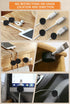 Maveek 5 Pcs Magnetic Cord Holder Cable Management, Strong Cable Clips Magnets Metal Plate, Adhesive Wire Organizers