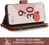 Asuwish Wallet Case for Google Pixel 6 with Tempered Glass Screen Protector, Flower Leather Flip, Card Holder, Brown