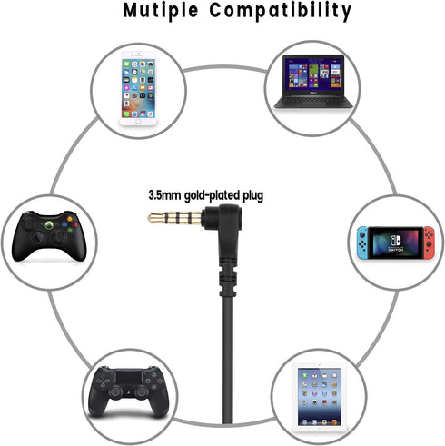Arctis Adapter 3.5mm Aux Cable, Compatible with SteelSeries Arctis 3 5 7, Arctis Pro