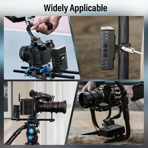 Sirui Mini V Mount Battery Plate, Small V Mount Adapter with Multi Threads, SC-VM-B
