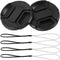 2 Pack 52mm Front Lens Cap - Center Pinch, Compatible with Nikon DSLR 18-55mm/55-200mm, D3200 D3100 D5000 D90