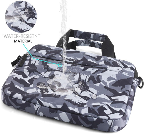 Kids Tablet Case for Boys, Sleeve Bag Suit for Fire HD 10, Fire HD 8, Fire 7 Kindle, Shark Black
