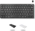 Macally Mini Compact Keyboard - Wireless Keyboards for Desktop PC, Surface, Chromebook, Notebook,