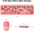 MOFII Wireless Keyboard and Mouse Combo, Slim Compact 2.4G USB Full Size Keyboard with 110 Keys for PC, Notebook,