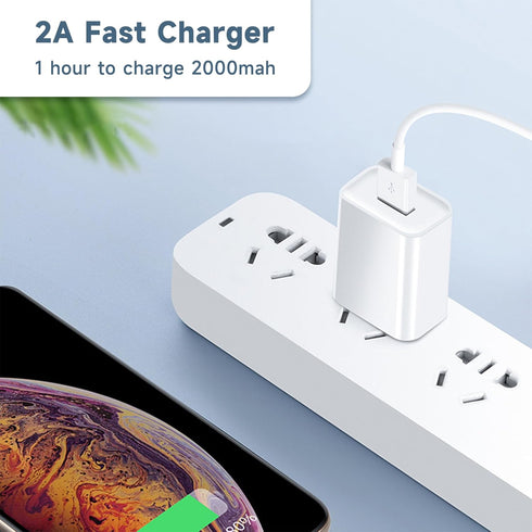 USB Wall Charger, 5V 2A Power Adapter, Fast Charging USB Charger Block for Baby Bottle Warmer, Phone, iPad, Kindle