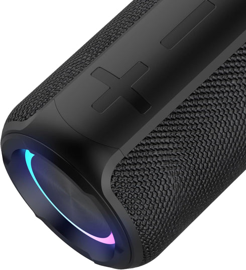 Vortex 30W IPX6 5.2, 10H Portable Bluetooth Speaker with LED Light Show, Waterproof, Deep Bass, TWS & DSP Audio