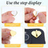Styquenzer 8 Pcs Heart Phones Grip Metal Phone Charm Rings Phone Finger Loop Stand Cute Cellphone Accessories Finger