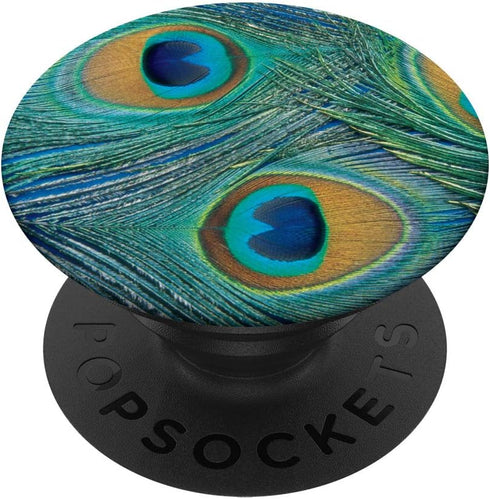PopSockets Swappable PopGrip - Peacock Animal Peacock Feathers