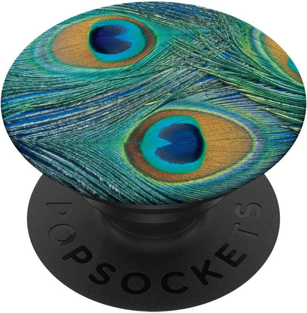 PopSockets Swappable PopGrip - Peacock Animal Peacock Feathers