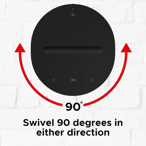 ERA100 Wall Mount Bracket, Low Profile, Twin Pack, Compatible with Sonos ERA 100 Speaker